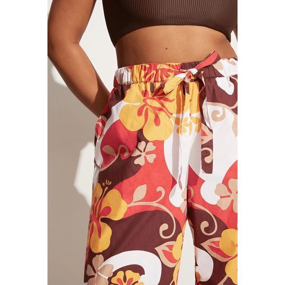 Faithfull the Brand Celvia Pant Ulani Floral Print Wide Leg Pull on S NWT Sale - Picture 4 of 16